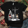 Love faith cross jesus snowmies christmas shirt