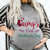 Gift For Pregnant Mom Bump&#39;s First Mother&#39;s Day Tshirt