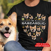Personalized Gift For Dog Lover Dogaholic Tshirt