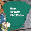 Personalized Great Grandma Est Shirt