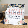 Personalized Mimi We Love You Blanket