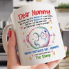 Snuggled Baby Elephant Mommy Mother&#39;s Day Mug