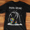 Papa bear autism awareness shirt