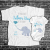 Personalized 1st Father&#39;s Day As My Daddy Matching Shirts  Dad And Baby Gift