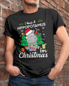 I Want A Hippopotamus For Christmas T Shirt