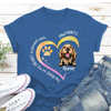 Personalized Gift For Dog Lover Road To Heart Paved With Pawprints Tshirt