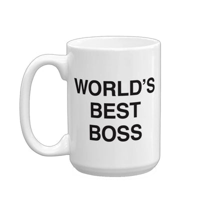 Gifts for boss  The office world's best boss coffee mug