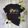 Peace Love Cannabis Weed 420 Shirt